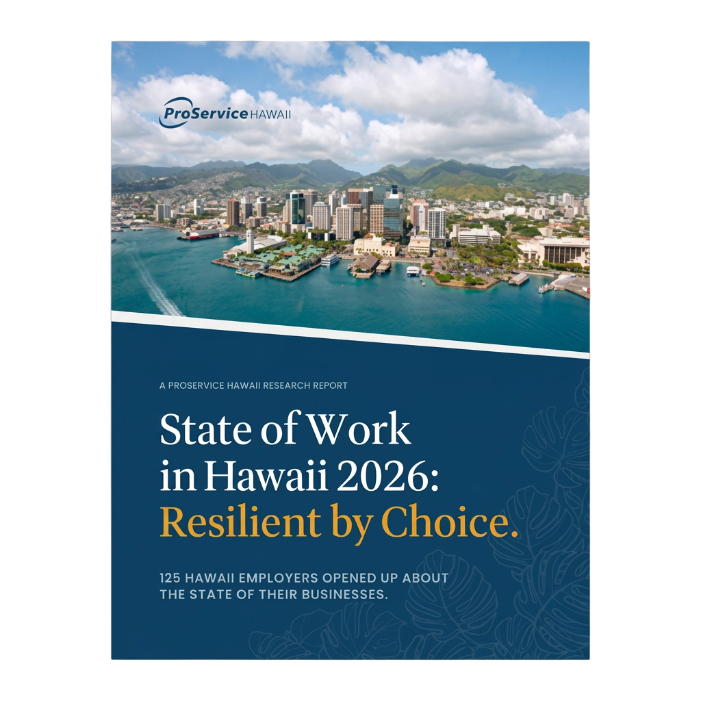 State of Work in Hawaii 2026: Resilient by Choice report cover